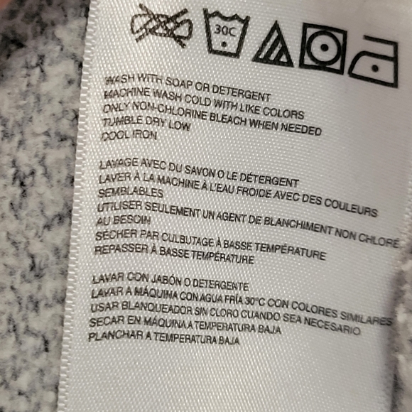 Roxy Zip up hoodie size small gray pink - Picture 8 of 9